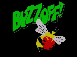 Buzz Off! ZX Spectrum Title Screen