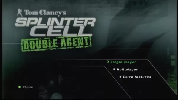 Tom Clancy&#x27;s Splinter Cell: Double Agent Xbox 360 Main menu