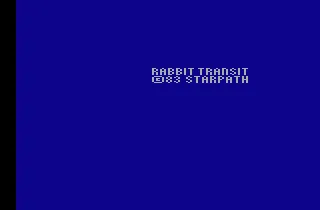 Rabbit Transit Atari 2600 Title screen