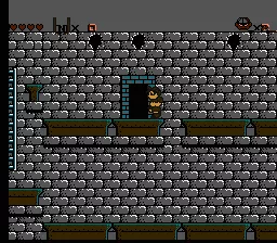 Secret Scout in the Temple of Demise NES I need to make my way along here and not fall down