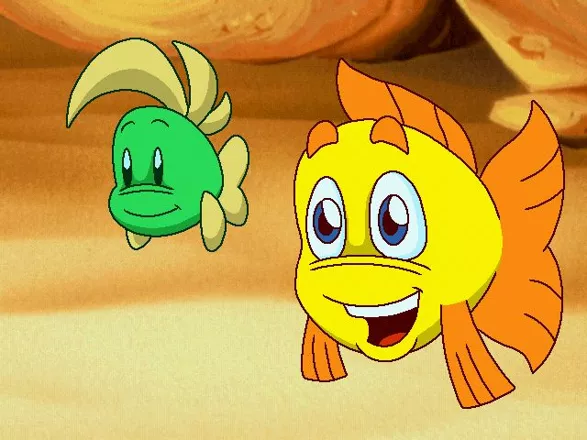 Freddi Fish 5: The Case of the Creature of Coral Cove Windows Our heroes, Luther and Freddi