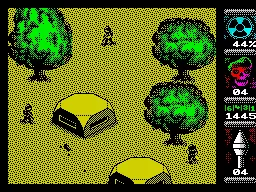 Komando II ZX Spectrum Territory 4 - currently armed with machine gun and bazooka