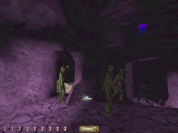 Thief: The Dark Project Windows Deep underground, strange insect creatures roam.