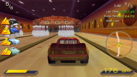 Disney Presents a Pixar Film: Cars PSP Cars bowling!