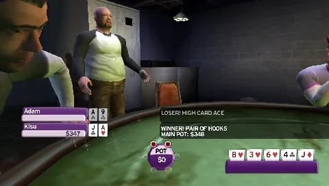 World Championship Poker 2 featuring Howard Lederer PSP First player out of the game