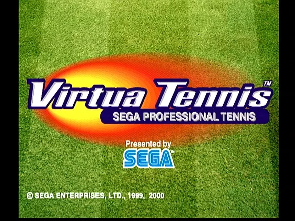 Virtua Tennis Dreamcast Title Screen