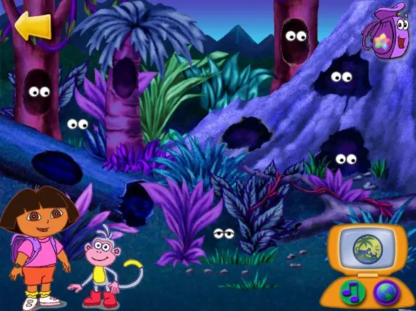 Dora the Explorer: Animal Adventures Windows Match the animals hiding out at Dark Mountain.
