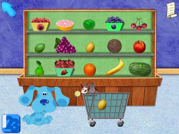 Blue&#x27;s Clues Preschool Windows Shopping for the fruit Mrs. Pepper describes 