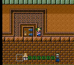 Krusty&#x27;s Super Fun House SNES I need to pick a door but this one&#x27;s locked.