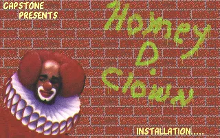 Homey D. Clown DOS Installation screen