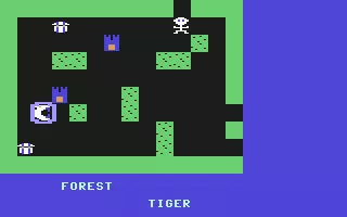 Age of Adventure Commodore 64 Ali Baba - The forest