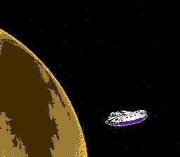 Star Wars NES Han&#x27;s ship arrives at a strange planet...