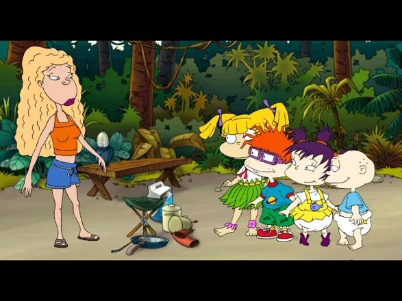 Rugrats Go Wild Windows Debbie and Angelica are arguing about who is bossiest...looks like time for a mini-game...