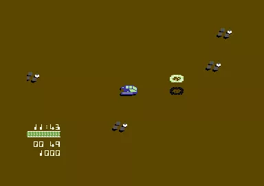 Power Commodore 64 Destroying an enemy