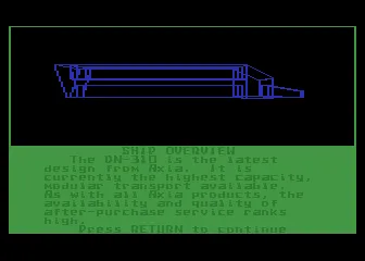 Universe Atari 8-bit Ship overview