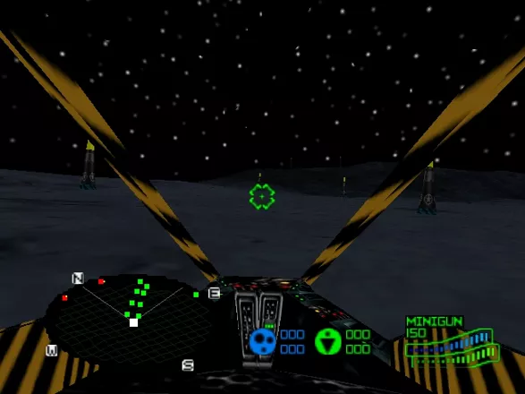 Battlezone: Rise of the Black Dogs Nintendo 64 Obstacle course driving.