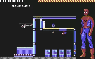 The Amazing Spider-Man Commodore 64 Walking on the ceiling