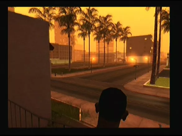 Grand Theft Auto: San Andreas PlayStation 2 Evening near the hospital, nice atmosphere