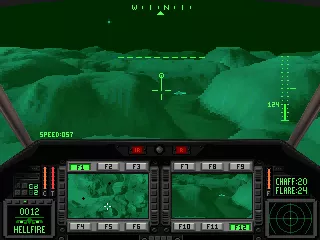 Comanche: Maximum Overkill DOS Night Mission with Infra-Red