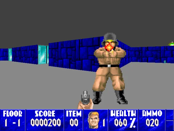 Wolfenstein 3D Macintosh Basic nazi Guard enemy
