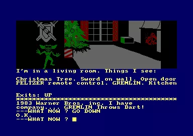 Gremlins: The Adventure Amstrad CPC I went downstairs