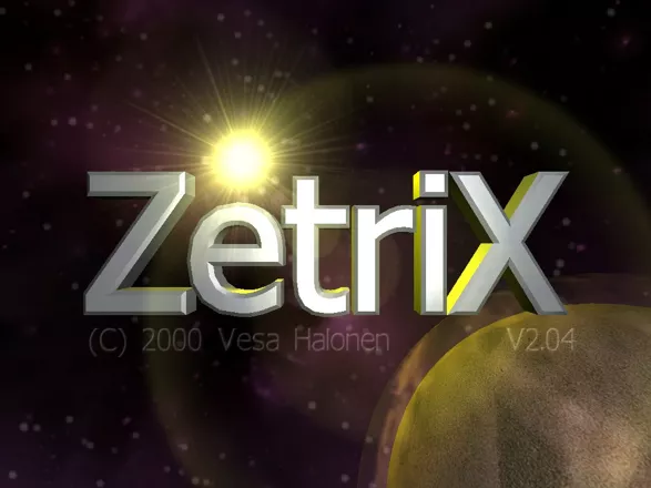ZetriX Windows Title Screen
