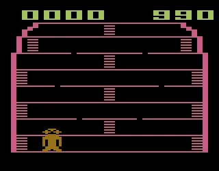 King Kong Atari 2600 When the game starts, Kong climbs the building