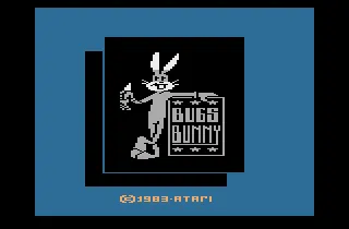 Bugs Bunny Atari 2600 Title screen