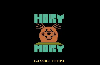 Holey Moley Atari 2600 Title screen