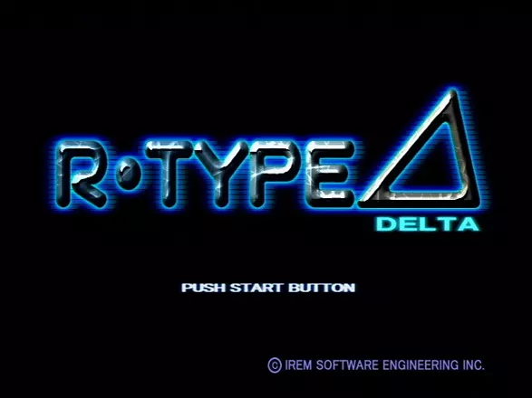 R-Type Delta PlayStation Title Screen