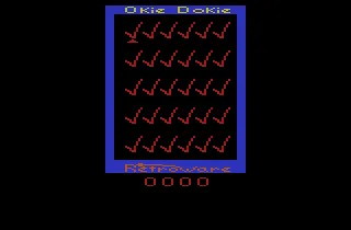 Okie Dokie Atari 2600 Starting level 1.
