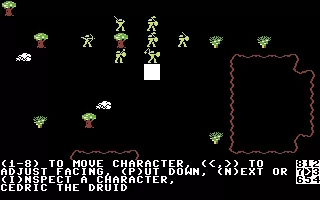 The Eternal Dagger Commodore 64 Tactical combat mode