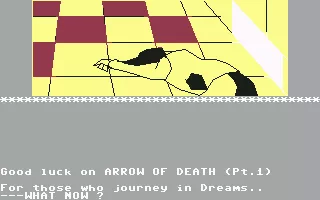 Arrow of Death: Part I Commodore 64 Looks like someone has been murdered