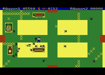 Picnic Paranoia Atari 8-bit Things are getting hectic, there&#x27;s plenty of bugs to deal with now!