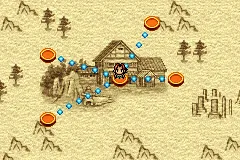 Shaman King: Master of Spirits Game Boy Advance The Overworld Map