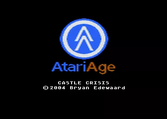 Castle Crisis Atari 5200 Title screen
