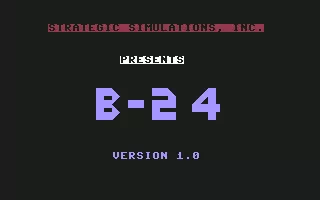 B-24 Commodore 64 Title