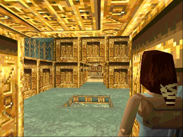 Tomb Raider: Gold DOS Over the shoulder (aka tightly wound camera)