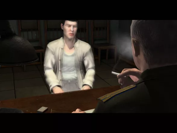 Death to Spies Windows Cut-scene sequence: Semion is being interrogated.
