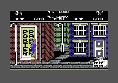 Poster Paster Commodore 64 Demo move shows how it&#x27;s done