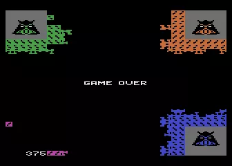 Castle Crisis Atari 8-bit Castle was breached. Game over.