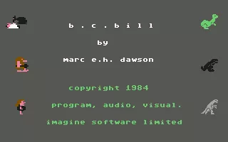 B.C. Bill Commodore 64 Copyright information