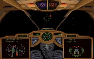 Wing Commander: Armada DOS Locking target.