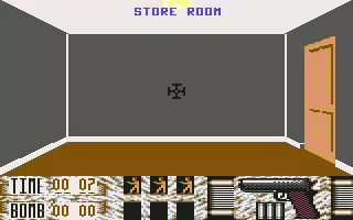 Beverly Hills Cop Commodore 64 Encountered a thug in the store room