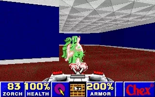 Chex Quest 2 DOS Zap those Flemoids!
