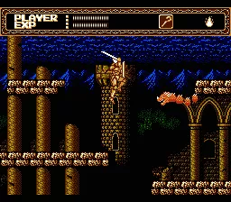 Sword Master NES Fighting outside the castle in level 4.