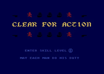 Clear for Action Atari 8-bit Initial options selected, we&#x27;re ready to go