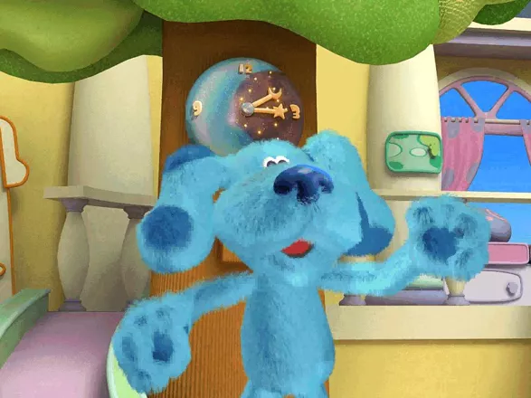 Blue&#x27;s Room: Blue Talks! Windows A furry Blue welcomes the player to her room