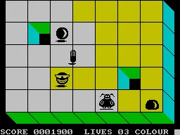 Pippo ZX Spectrum The happy face clears the squares