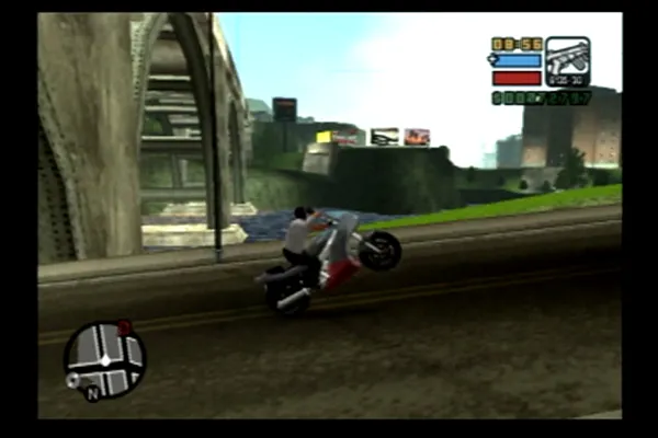 Grand Theft Auto: Liberty City Stories PlayStation 2 The bikes are a nice upgrade from GTA III.